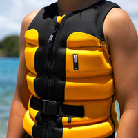 Follow Global Youth Life Jacket - Black/Orange