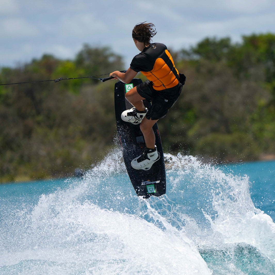 Follow Global Youth Life Jacket - Black/Orange