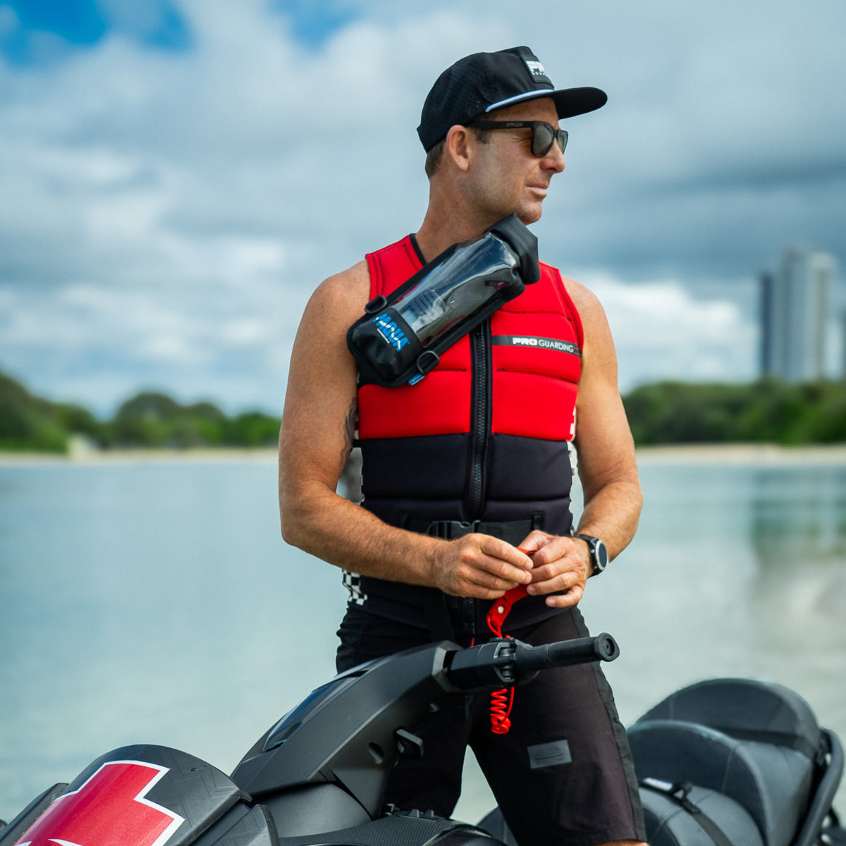 Paqua Waterproof Clear Chest Radio Pack