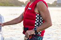 Pro Guarding Jet Ski Life Vest - Solid Red